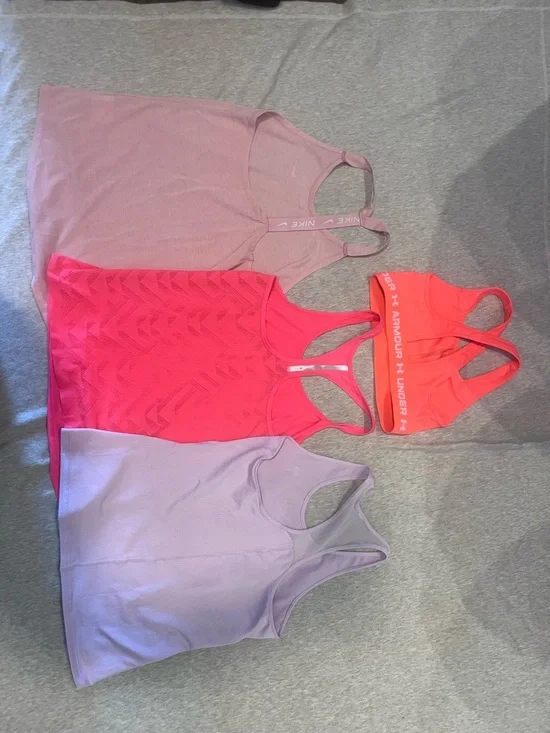 Nike Dri-FIT Pink Performance Tank - Picture 2 of 3